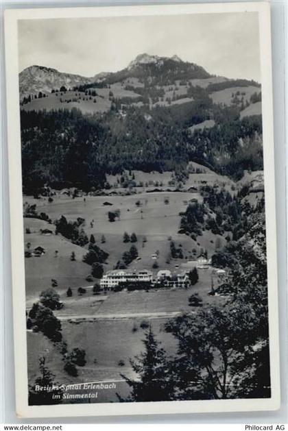 3762 Erlenbach im Simmental - Bezirks-Spital - 50737417
