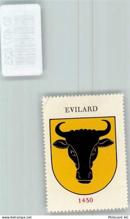 2533 Leubringen Evilard - Vignette Wappen Kaffee Hag 1920-1940 - 10407833