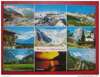 Beatenberg Gadmen Grindelwald Gündlischwand Lauterbrunnen ua (BE)  - Mehrbildkarte "Berner Oberland"