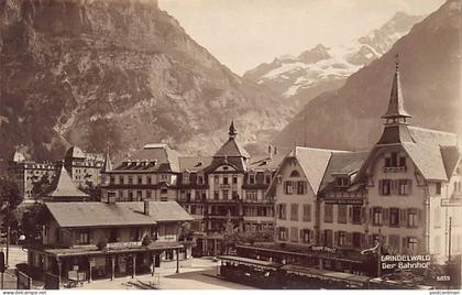 Schweiz - GRINDELWALD (BE) Bahnhof - Bahnhof Hôtel Terminus - Verlag Perrochet-Matile 5059