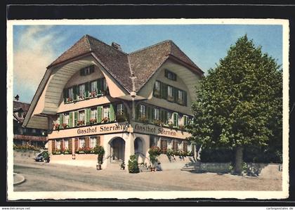 AK Grosshöchstetten, Gasthof Sternen Hs. Stettler-Gerber