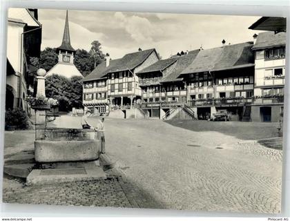3177 Laupen BE - Brunnen Kirche Straße - 51714594