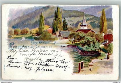 3706 Leissigen 1899 Lithographie Thunersee - 14000616