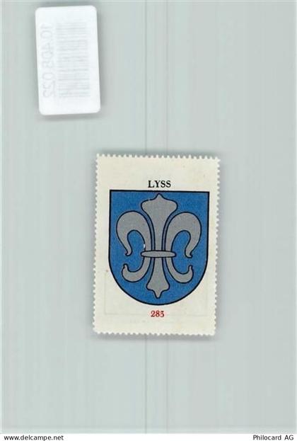 3250 Lyss - Vignette Wappen Kaffee Hag ca 1920-1940 Lilie - 10408022