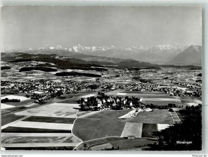 3110 Münsingen Foto AK Fliegeraufnahme - 38025222