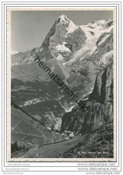 Mürren - Foto-AK Grossformat 50er Jahre