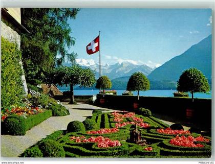 3653 Oberhofen am Thunersee - Schlosspark Thunersee Ausblick gegen Blüml... - 40161352