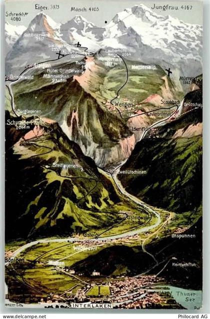 3812 Wilderswil - Vogelschau Interlaken - 39497545