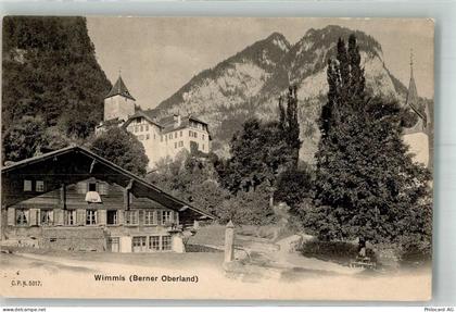 3752 Wimmis Foto AK Schloss Burg - 38193837