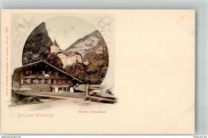 3752 Wimmis Foto AK Schloss Wimmis Berner Oberland - 10742593