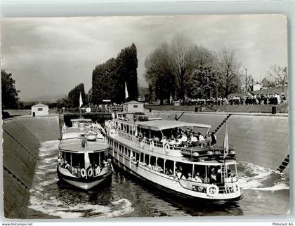 4302 Augst BL - Personenboote Rheinfelden und Rhyblitz in der Schleuse... - 10384277