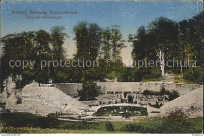 Augst Roemische Theater Ruinen