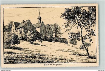 4102 Binningen Künstlerkarte St Margarethenkirche - 10622383