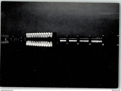 4127 Birsfelden Foto AK Rheinkraftwerk bei Nacht - 38211755