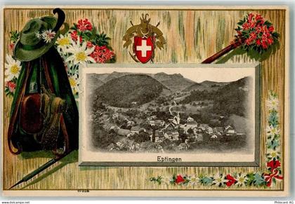4458 Eptingen Prägedruck Lithographie - 13622955