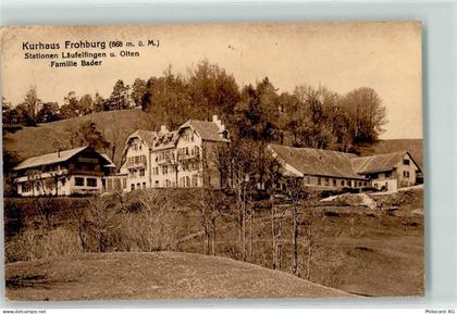 4448 Läufelfingen 1912 - Kurhaus Frohburg Familie Bader - 13900863