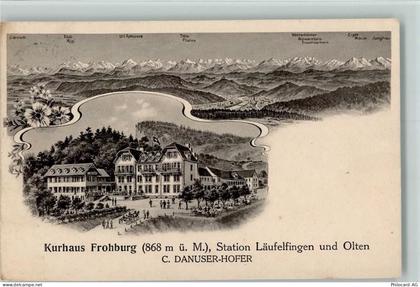 4448 Läufelfingen 1916 - Kurhaus Frohburg Station Läufelfingen und Olten... - 13094866