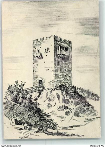 4132 Muttenz Gebrauchsspuren Burg Runine - 10357764