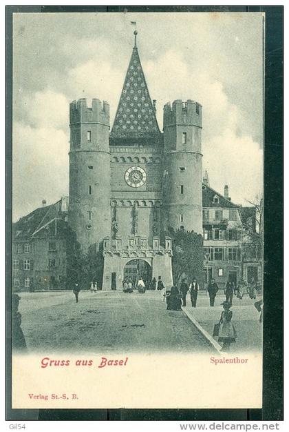 Gruss aus Bazel -    Spalenthor  - fat64