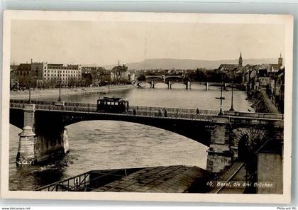 4000 Basel Bâle - Die drei Brücken Strassenbahn - 39695172