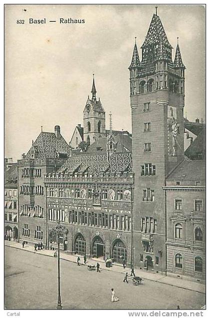 BASEL - Rathaus (Wilhelm Frey, Basel, 832)