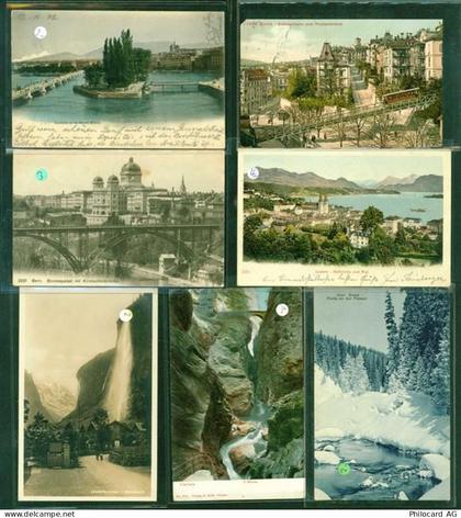 Schweiz gemischt Lot mit 86 AK, 1900-1945 sehr wenige danach überwiegend... - 40163649