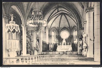 AK Attalens, Intèrieur de l`Èglise-Choeur