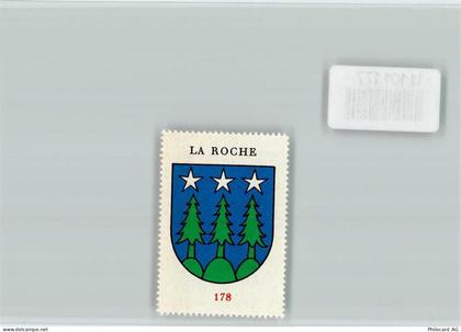 1634 La Roche FR - Vignette Wappen Kaffee Hag ca 1920-1940 La Roche - 11101177