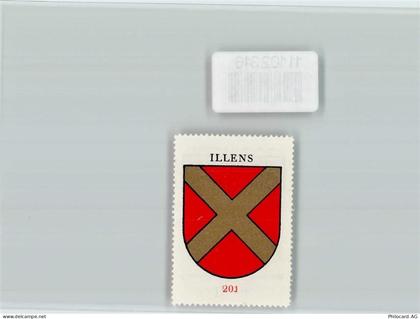 1728 Rossens FR - Illens Vignette Wappen Kaffee Hag ca 1920-1940 - 11102316