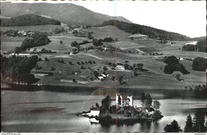 Gruyeres FR Lac de la Gruyere Ruines d Ogaz