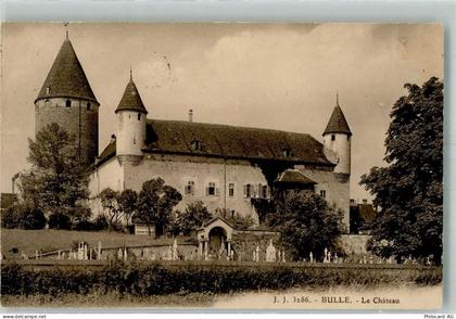 1630 Bulle 1916 Foto AK Schloss - 38194556