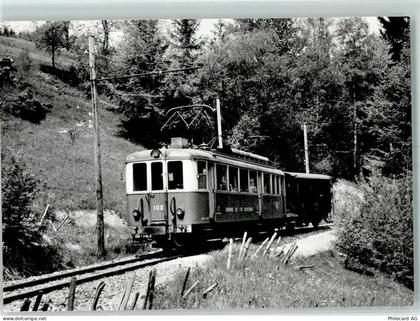 1618 Châtel-St-Denis - ABFe 4/4 102 et voiture GFM entre Chatel St. Deni... - 10392458