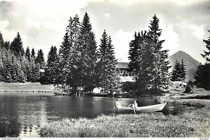 suisse - ref D324- les paccots sur chatel saint denis - chatel st denis - lac des joncs  - carte bon etat -