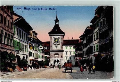 3280 Murten Morat 1920 Gebrauchsspuren Tour de Berne Murten - 10302256
