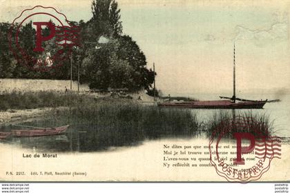 LAC DE MORAT  Suiza Switzerland Suisse Schweiz