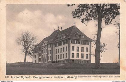 SUISSE - Posieux - Institut Agricole Grangeneuve - pensionnat - façade - CPA