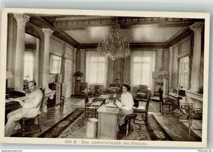 1236 Cartigny Foto AK Schloss Cartigny Arbeitszimmer des Dieners - 10742383