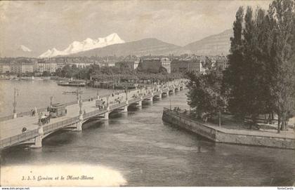 Geneve GE Geneve le Mont Blanc Bruecke