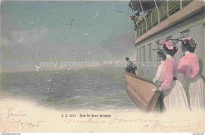 Lac Leman Genfersee GE Sur le Lac Léman