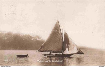 Lac Leman Genfersee GE Voilier sur le Lac Laman
