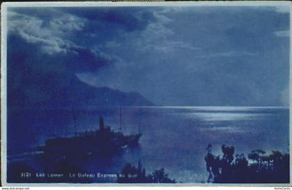 Lac Leman Genfersee Lac Leman Schiff x 1940