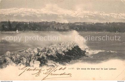 Lac Leman Genfersee Un coup de bise sur le Lac