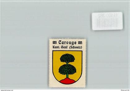 1227 Carouge GE La Praille - Vignette Wappen Kaffee Hag ca 1920-1940 - 11100282
