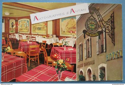 ● Auberge de CAROUGE - GENEVE - rue ancienne 39 - G. Monti propr. Impr. J. Kleiner - Suisse CPSM carte postale
