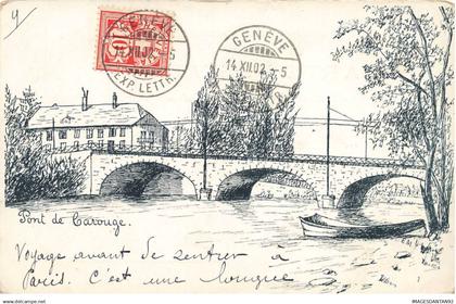 SUISSE #FG62405 GENEVE PONT DE CAROUGE PAR ILLUSTRATEUR