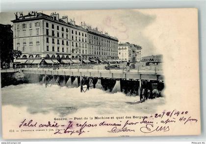 1200 Genève Genf 1900 - Pont de la Machine - 39409646