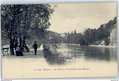 1200 Genève Genf - Le Rhone et le Sentier des Saules - 50923238