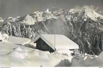 CPM Braunwald Glarus 1300 m Blick Gegen Karpfstock 2797 m