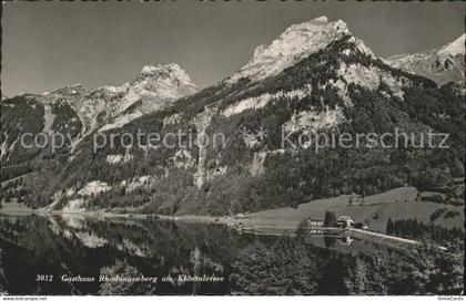 Riedern GL Gasthaus Rhodannenberg am Kloentalersee
