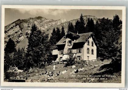 8753 Mollis Foto AK Pension Ferienheim Neumünster auf Kennealp - 38224179